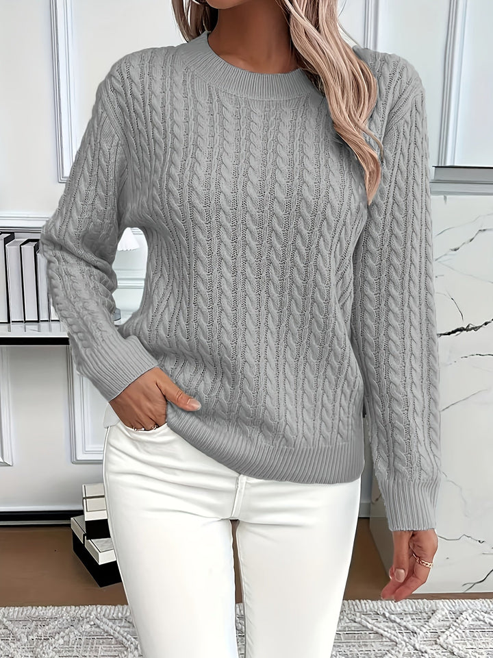 Bella | Ladies' Cable Knit Jumper