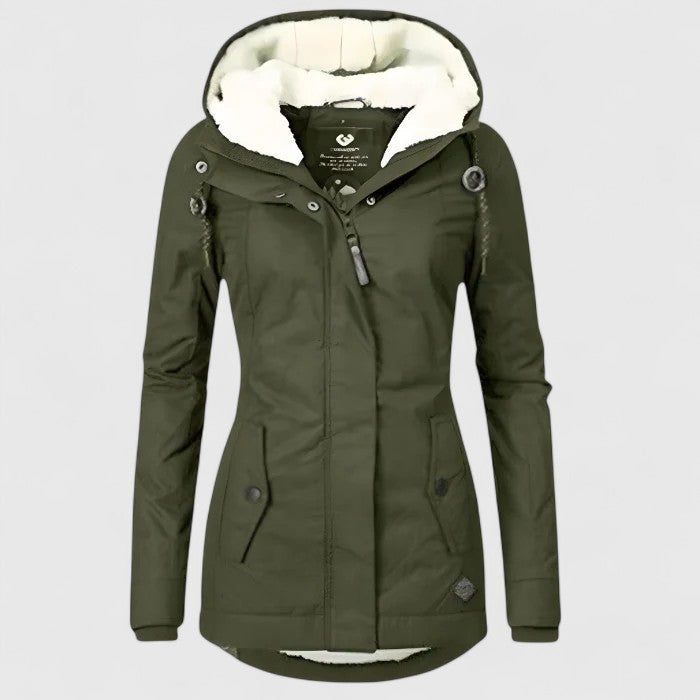 Amalia | Waterproof winter jacket with hood