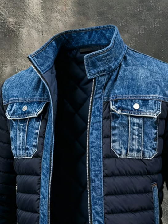 Arthur | Hybrid Denim Padded Jacket
