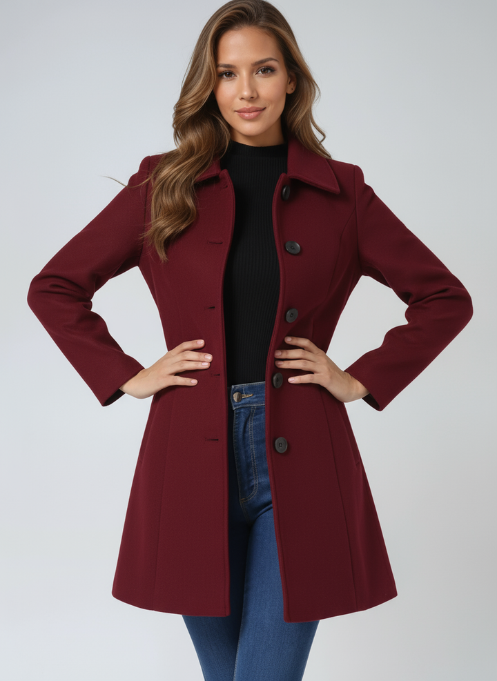 Alicia | Women's Single Breasted Winter Trench Coat